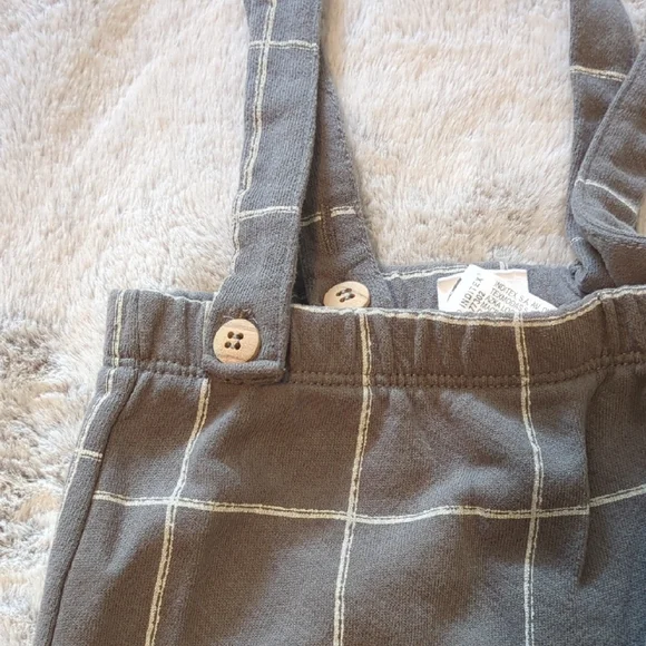 NWT Gray Checkered Kids Bottoms Unisex - Picture 3 of 4